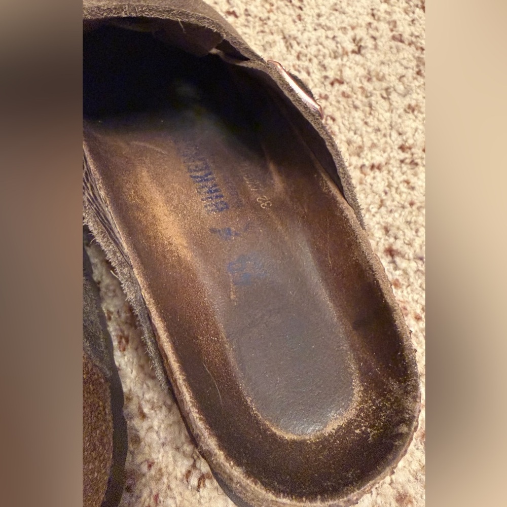 Birkenstock Boston Suede Clogs in Mocha/Brown, Size 40 (9.5-10) - Picture 9 of 11